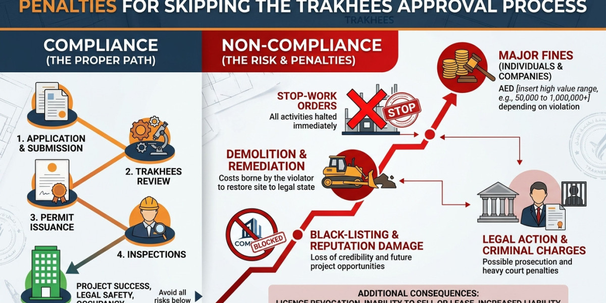 Penalties for Skipping the Trakhees Approval Process
